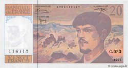 20 Francs DEBUSSY Modifié FRANCE  1997 F.66ter.02