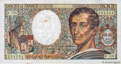 200 Francs MONTESQUIEU FRANCE  1990 F.70.10b F
