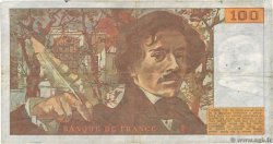 100 Francs DELACROIX modifié FRANKREICH  1987 F.69.11A116 fS