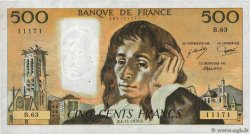 500 Francs PASCAL FRANCIA  1976 F.71.15 BC+