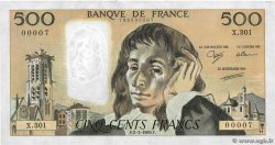500 Francs PASCAL Petit numéro FRANKREICH  1989 F.71.41