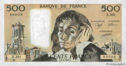 500 Francs PASCAL Petit numéro FRANCE  1989 F.71.41