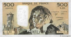 500 Francs PASCAL Petit numéro FRANCE  1989 F.71.41