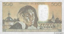 500 Francs PASCAL Petit numéro FRANCE  1989 F.71.41 AU+