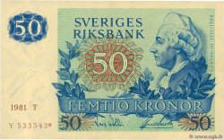 50 Kronor Remplacement SUÈDE  1979 P.53c