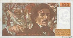 100 Francs DELACROIX modifié Numéro spécial FRANCE  1980 F.69.04a TB