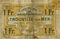 1 Franc FRANCE régionalisme et divers Trouville-Sur-Mer 1920 JP.14-14 TB