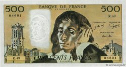 500 Francs PASCAL FRANCE  1974 F.71.12 AU-