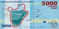 5000 Francs BURUNDI  2015 P.53 FDC