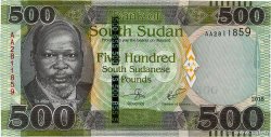 500 Pounds SOUTH SUDAN  2018 P.16 UNC