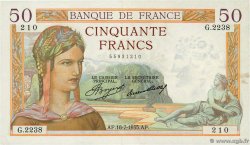 50 Francs CÉRÈS FRANCIA  1935 F.17.13