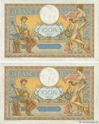 100 Francs LUC OLIVIER MERSON grands cartouches Consécutifs FRANCE  1932 F.24.11 XF