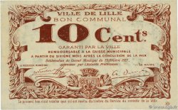 10 Centimes FRANCE regionalismo e varie Lille 1917 JP.59-1632 SPL