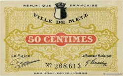 50 Centimes FRANCE regionalismo e varie Metz 1918 JP.57-10