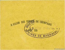 25 Centimes FRANCE régionalisme et divers Marnaval 1914 JP.52-13 SUP