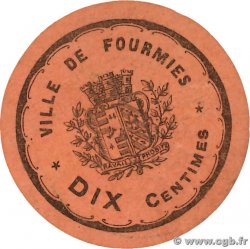 10 Centimes FRANCE regionalismo e varie Fourmies 1914 JP.59-2992
