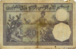 20 Francs TUNISIA  1939 P.06b B