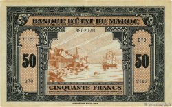50 Francs MAROCCO  1943 P.26a