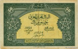50 Francs MAROCCO  1943 P.26a q.BB