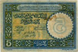 5 Francs MAROCCO  1943 P.33 MB