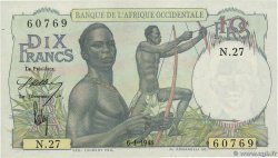 10 Francs FRENCH WEST AFRICA  1948 P.37