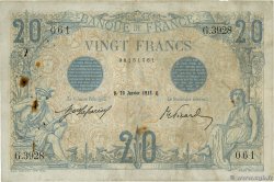 20 Francs BLEU FRANCE  1913 F.10.03