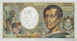 200 Francs MONTESQUIEU FRANCE  1992 F.70.12c
