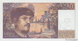 20 Francs DEBUSSY FRANCIA  1983 F.66.04 q.FDC