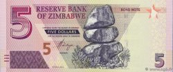 5 Dollars ZIMBABWE  2016 P.100