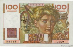 100 Francs JEUNE PAYSAN FRANKREICH  1948 F.28.20 fST