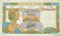 500 Francs LA PAIX FRANCE  1940 F.32.10