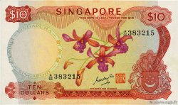 10 Dollars SINGAPORE  1970 P.03b XF