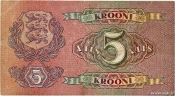 5 Krooni ESTONIE  1929 P.62a TB