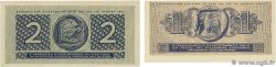 1 et 2 Drachmes Lot GRÈCE  1941 P.317 et P.318 NEUF