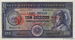100 Escudos SAINT THOMAS et PRINCE  1976 P.046 TTB+