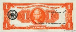 1 Colon EL SALVADOR  1956 P.090b AU