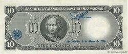 10 Colones SALVADOR  1974 P.118a TTB