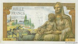 1000 Francs DÉESSE DÉMÉTER FRANCIA  1942 F.40.05