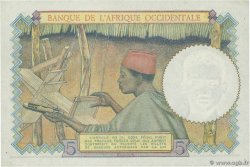 5 Francs FRENCH WEST AFRICA  1942 P.25 AU