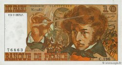 10 Francs BERLIOZ FRANCE  1975 F.63.11 pr.SUP