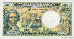5000 Francs  FRENCH PACIFIC TERRITORIES  1995 P.03a