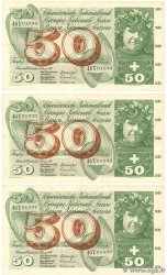 50 Francs Lot SWITZERLAND  1974 P.48n