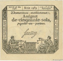 50 Sols FRANCE  1793 Ass.42c