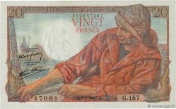 20 Francs PÊCHEUR FRANCIA  1947 F.13.11 AU