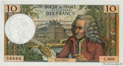 10 Francs VOLTAIRE FRANCE  1973 F.62.60 SPL+