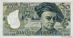 50 Francs QUENTIN DE LA TOUR FRANCE  1979 F.67.04 TTB