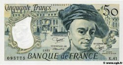 50 Francs QUENTIN DE LA TOUR FRANCIA  1985 F.67.11 AU+