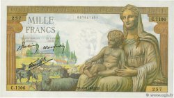 1000 Francs DÉESSE DÉMÉTER FRANCE  1942 F.40.05