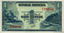 1 Rupiah INDONESIA  1953 P.040 AU