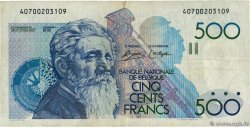 500 Francs BELGIQUE  1981 P.141a TB